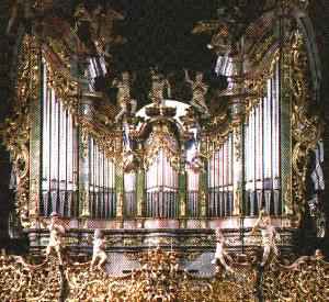 Die prächtige Barock-Orgel.