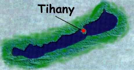 Lage von Tihany